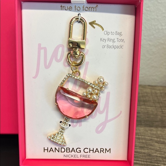 true to form Accessories - True To Corm | Whimsical Champagne w/ Bubbles Bag Charm 🥂🍾